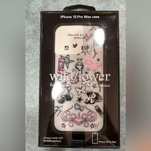 Wildflowers X Nessa Barret iPhone 15 pro max case